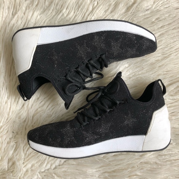 Ash Jaguar Star Metallic Knit Platform Sneakers - Picture 2 of 10